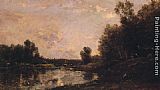 A June Day by Charles-Francois Daubigny